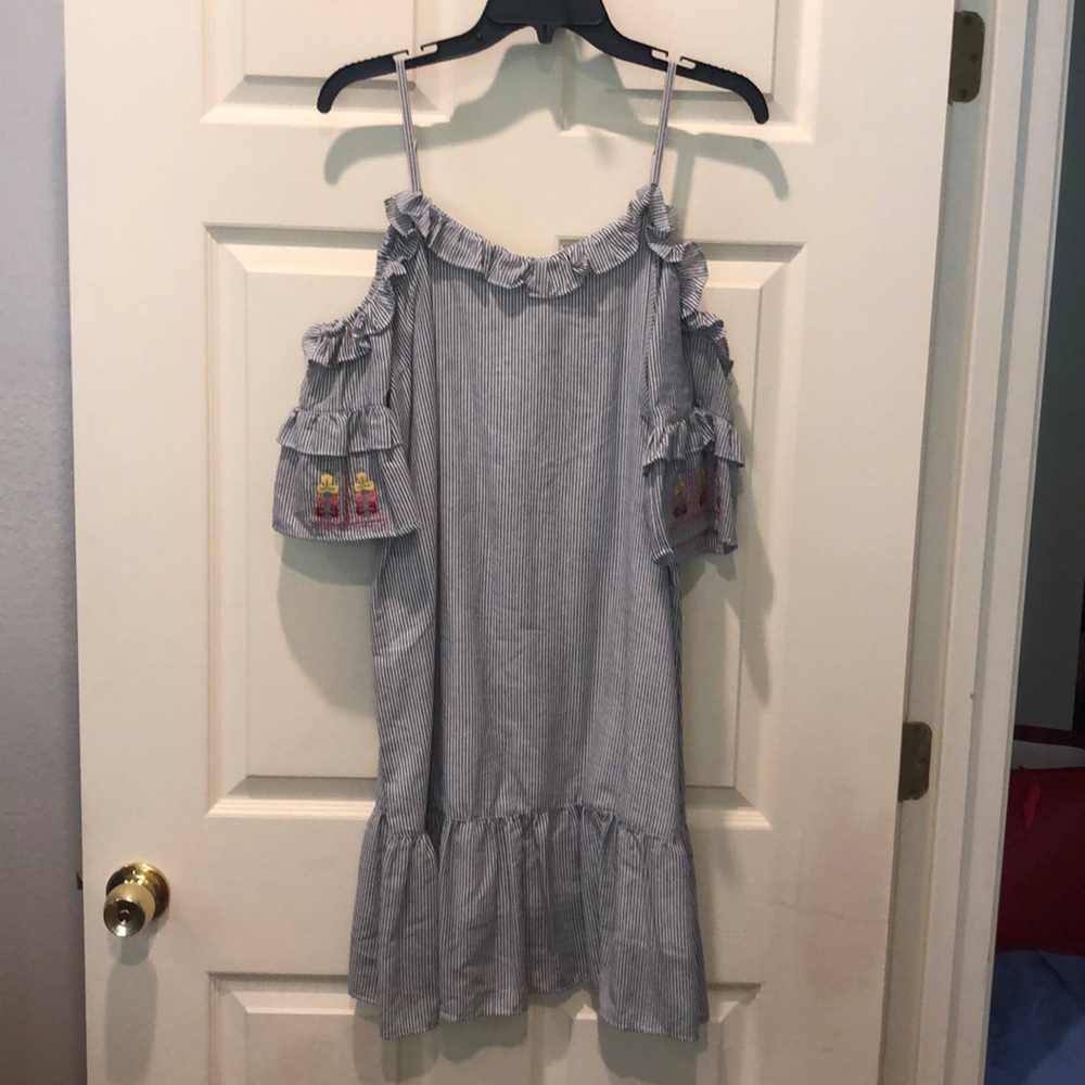 Cold shoulder dress